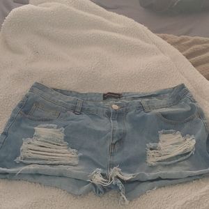 Jean shorts